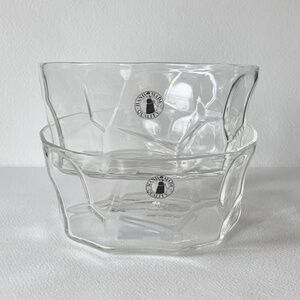 Set of 2 - IKEA x Marimekko BASTUA Bowl 5” Borosilicate Glass 105.426.29